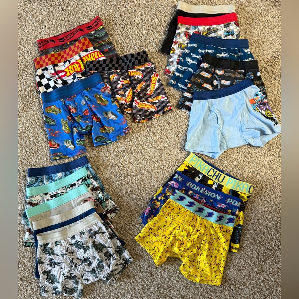 Toddler Boy Boxer Briefs (Set of 17)